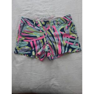 Lilly Pulitzer Callahan 5" shorts in Indigo Sea Dreaming, size 12.